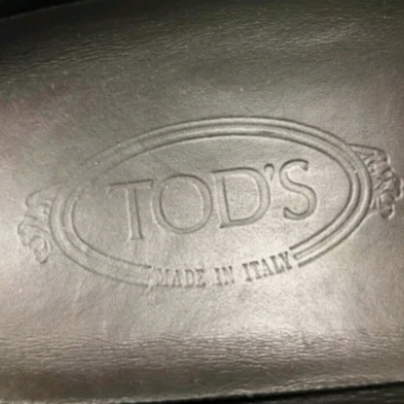 Tod's Italy Dark Brown Suede Slip On Round Toe Penny Dress Loafers 9.5 - Picture 3 of 6